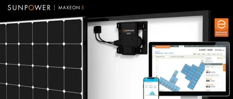 Il microinverter presente nei pannelli fotovoltaico Sunpower Maxeon.